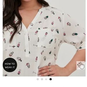 Torrid Womens Blouse Size 0